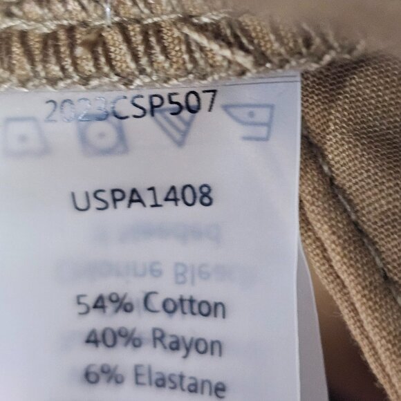 Universal Standard Women's Tan High Waisted Cuffed 4 Pocket Shorts Size XS NWT - Picture 10 of 15